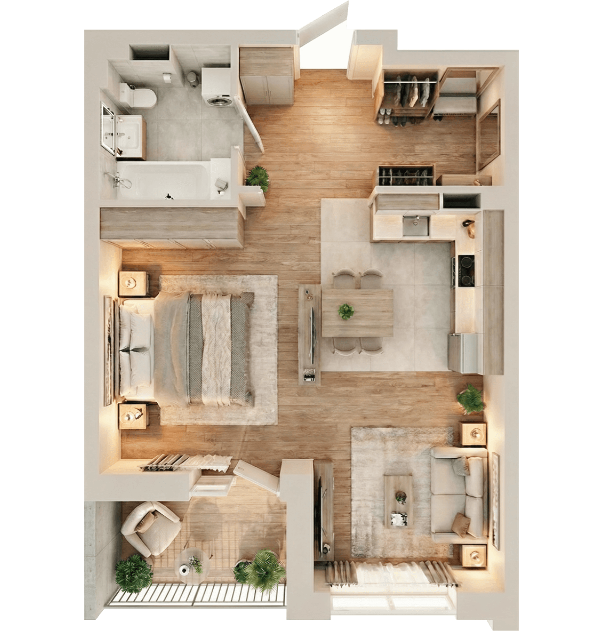 Однокімнатна квартира